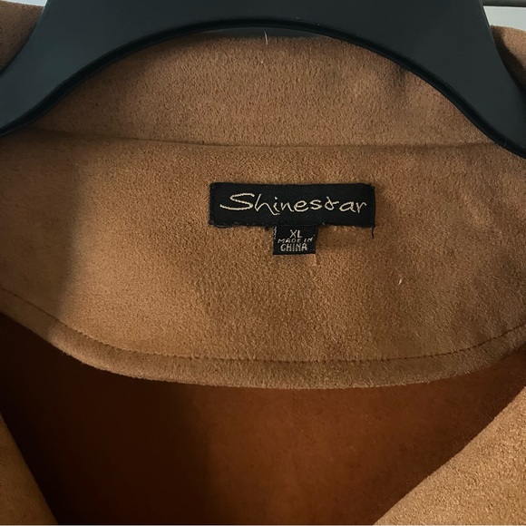 Tan Brown Suede leather Jacket - Picture 6 of 7